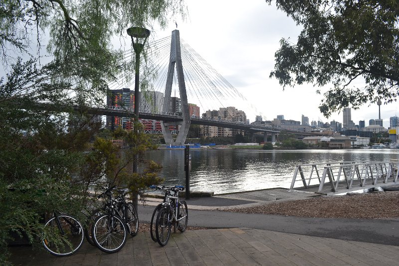 glebepoint 042.JPG - "Bellview" bicycle park with city in the background